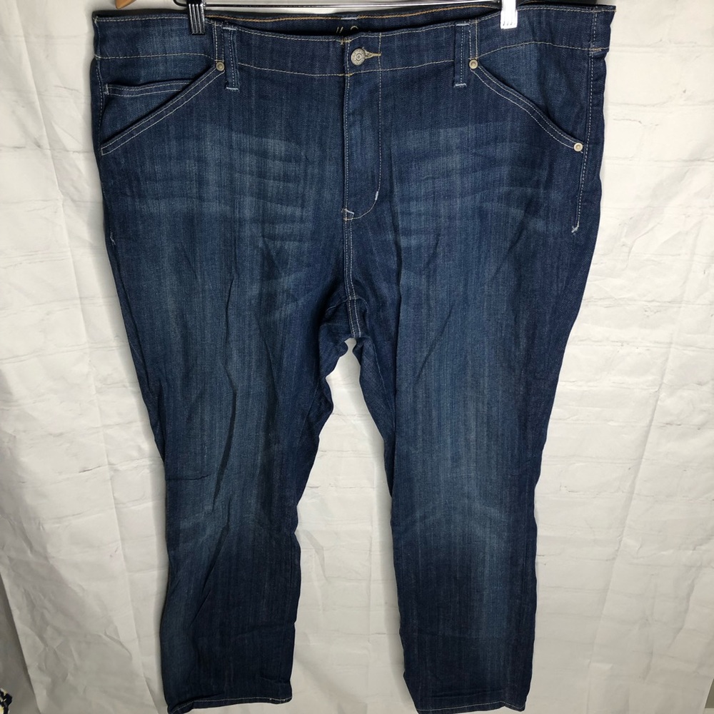 Old Navy The Diva Jeans Womens Size 18 Blue Bootcut Low Rise Denim